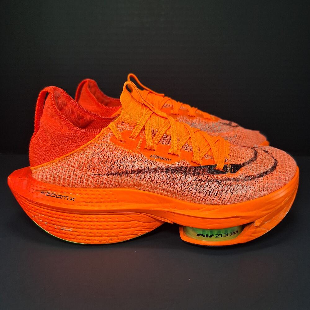 Nike Air Zoom Alphafly NEXT% 2 Womens 6.5 Total Orange DN3559-800 Running Shoes - Picture 2 of 16